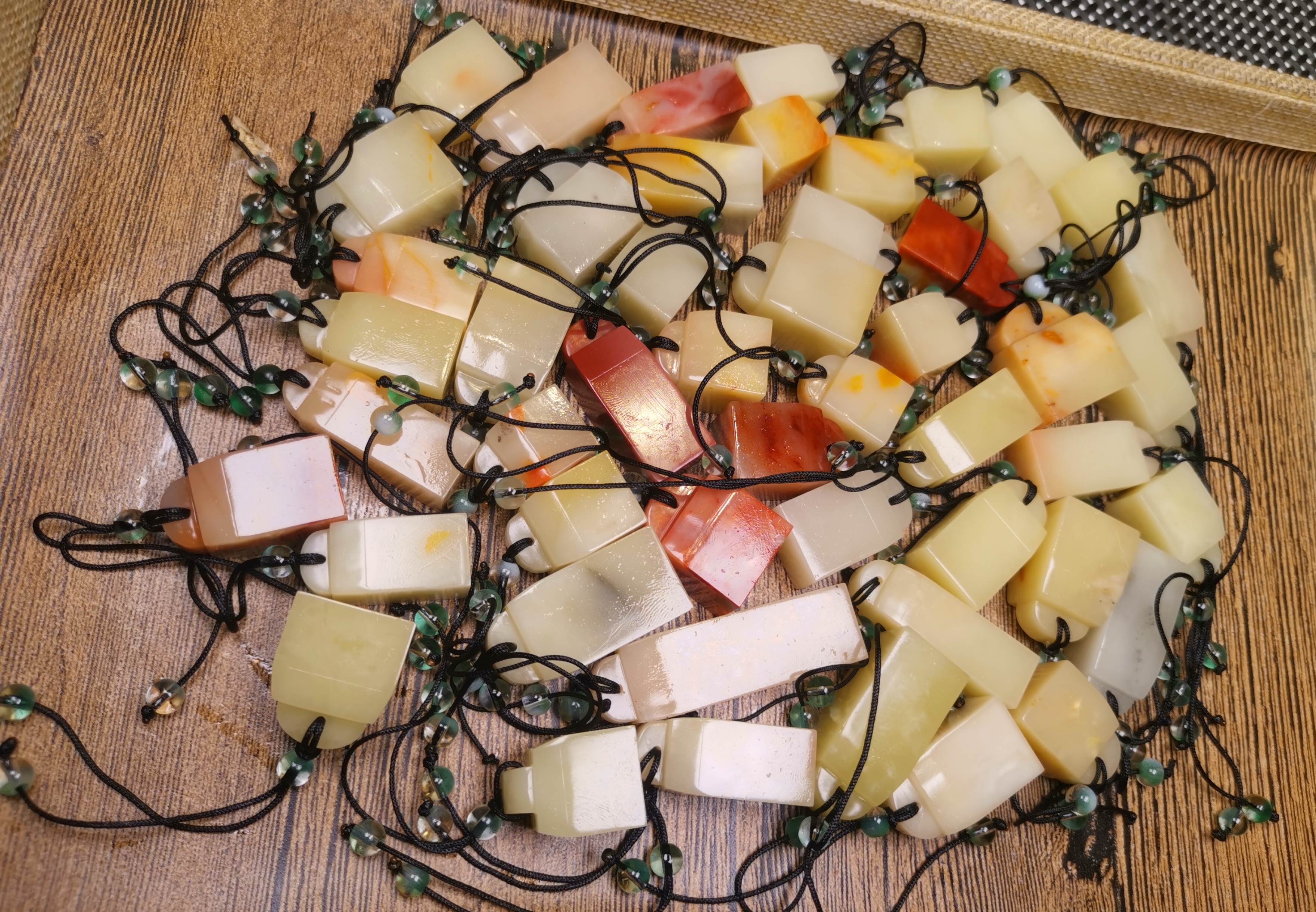 寿山芙蓉石如意钮篆刻章50个印章批发单个不退换