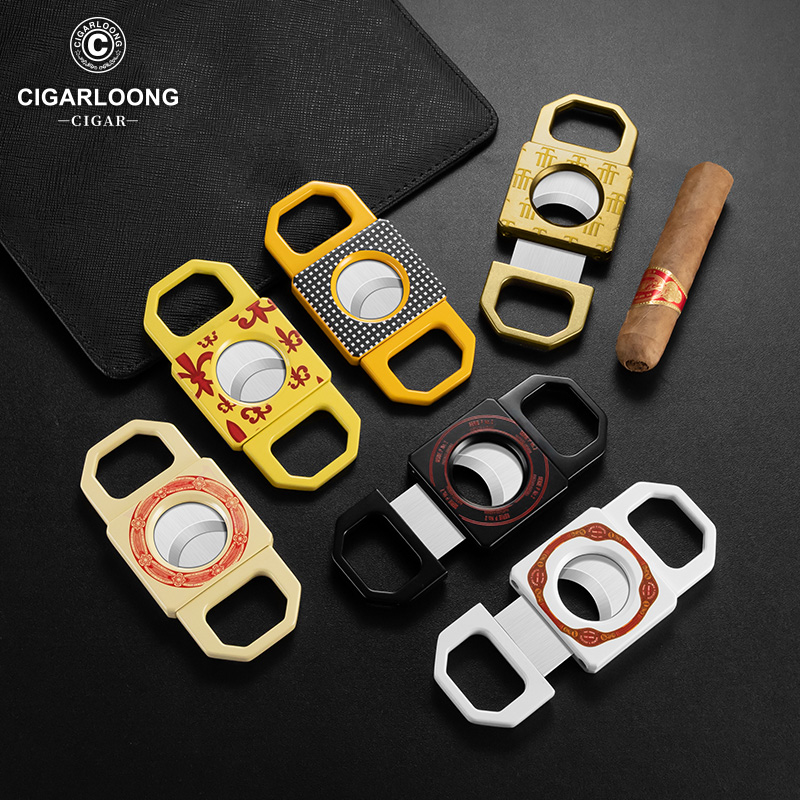 CIGARLOONG茄龙雪茄剪精钢刀刃锋利好用耐用送礼礼盒CE-23LZ1