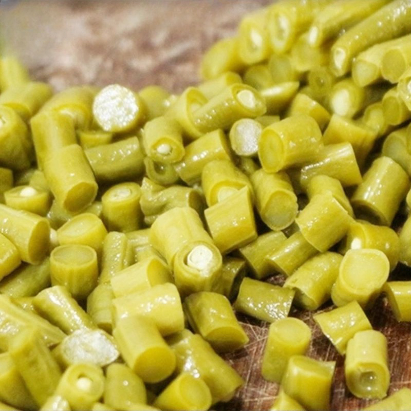 湖南湘西农家自制酸豆角