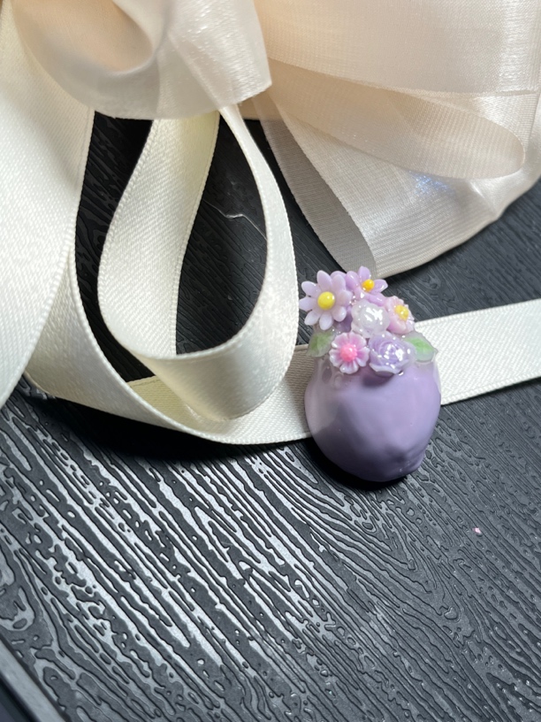 寄居蟹手工壳香芋紫花海口径1.5