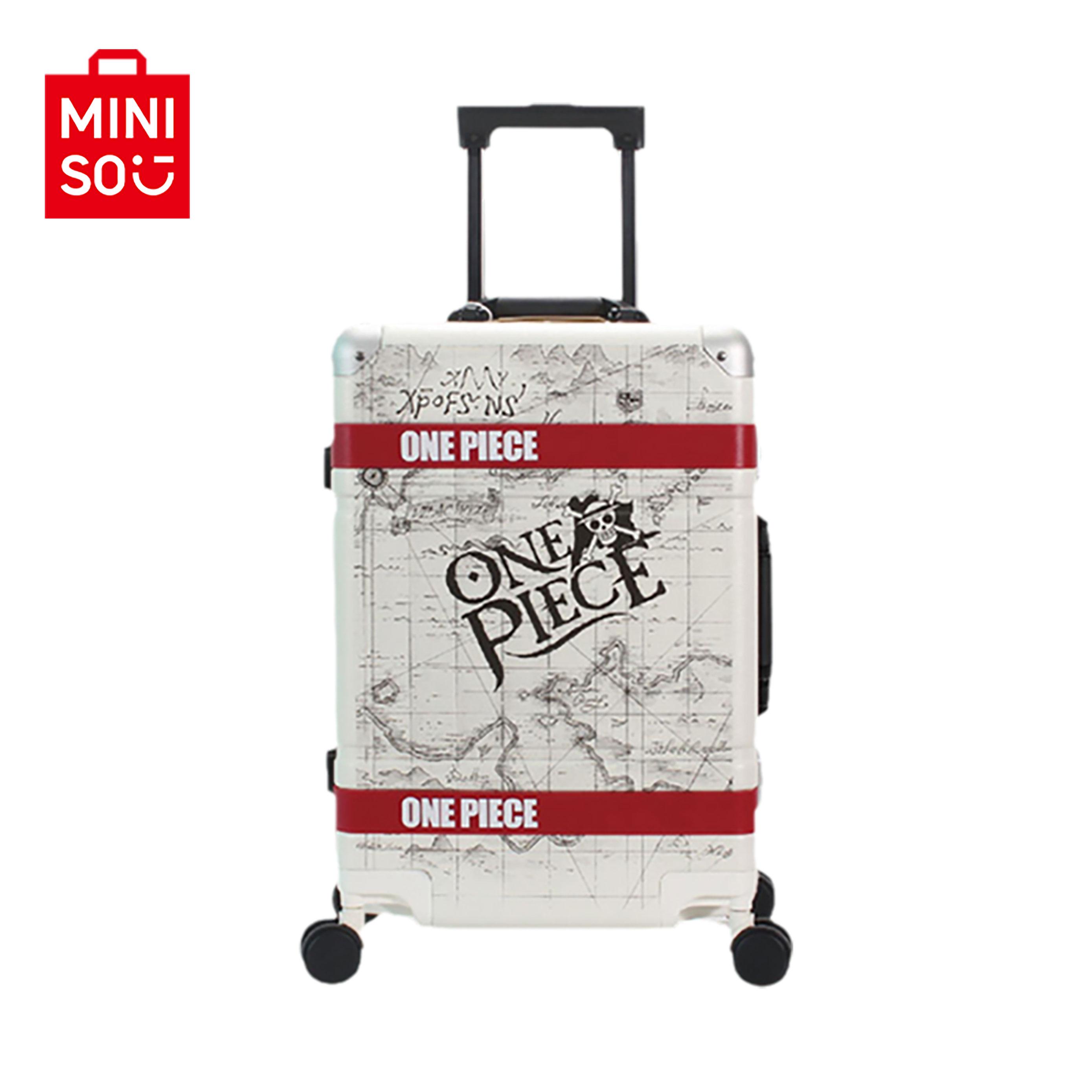 MINISO/名创优品航海王联名24寸行李箱20寸男路飞密码旅行拉杆箱k