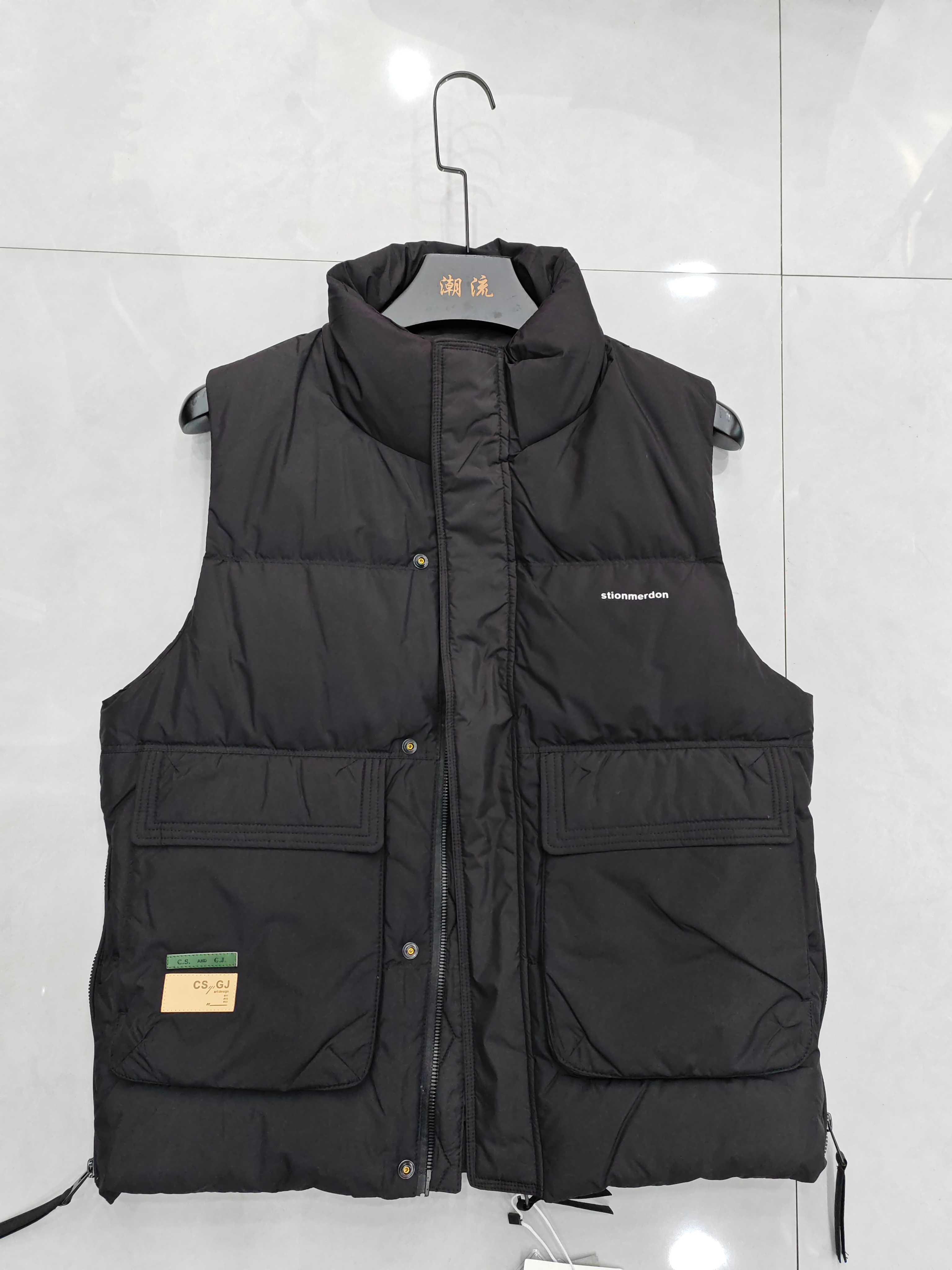 羽绒马甲男款冬季2024新款潮牌保暖男士马夹坎肩外穿