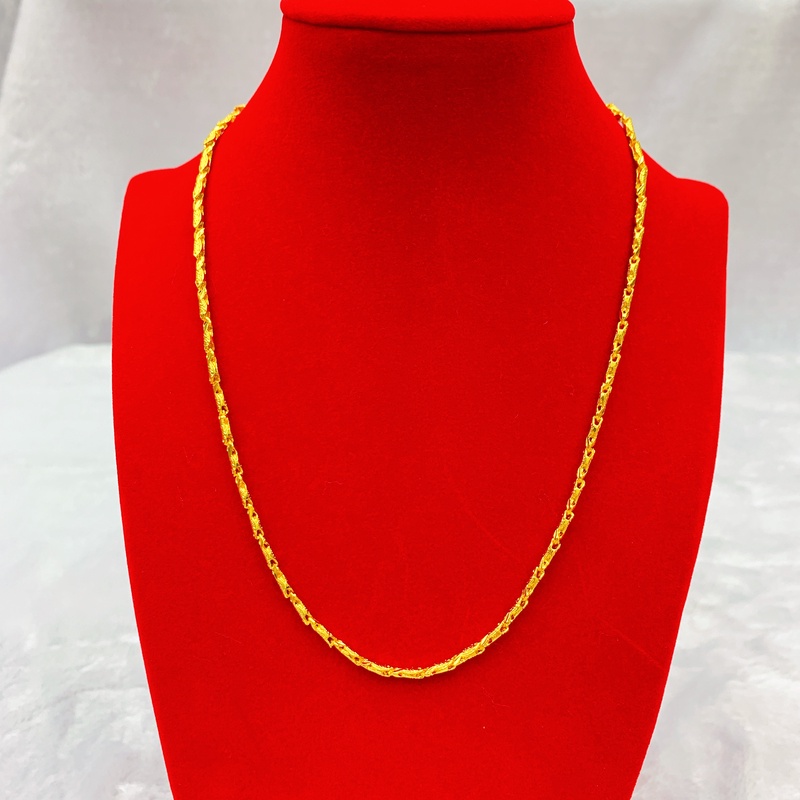 铜合金项链 年年有鱼项链3014