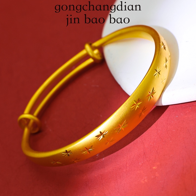 铜合金手镯 满天星推拉手镯1021