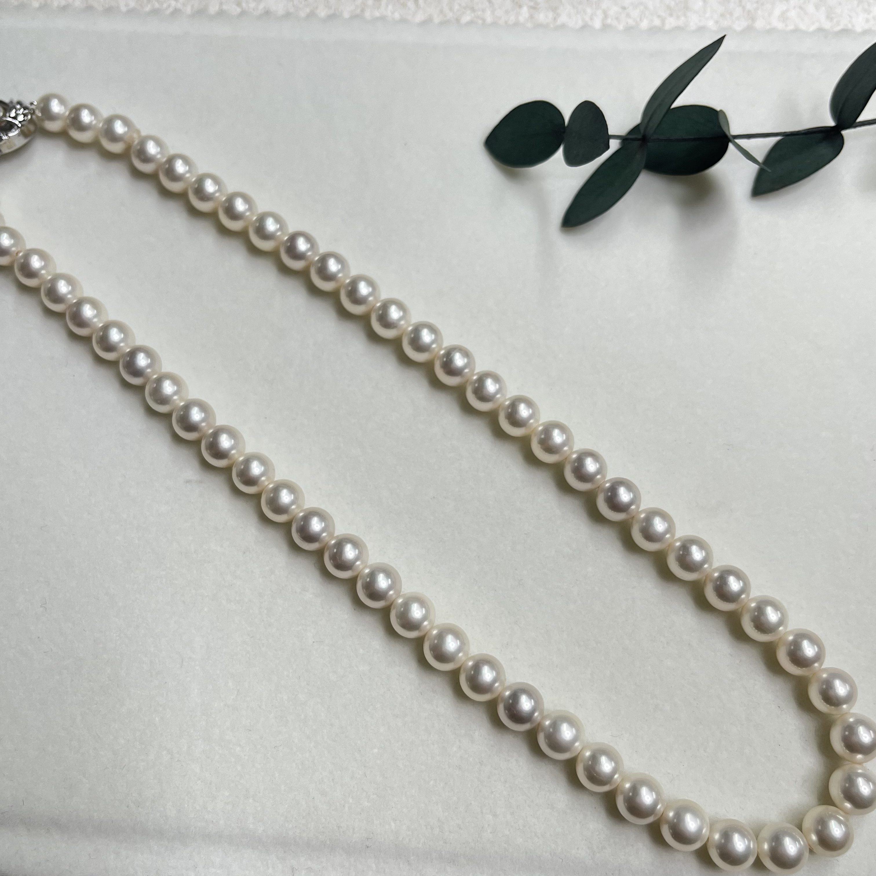 铜合金仿珍珠项链 【六六中古】孤品优雅感项链aw8682链长44cm