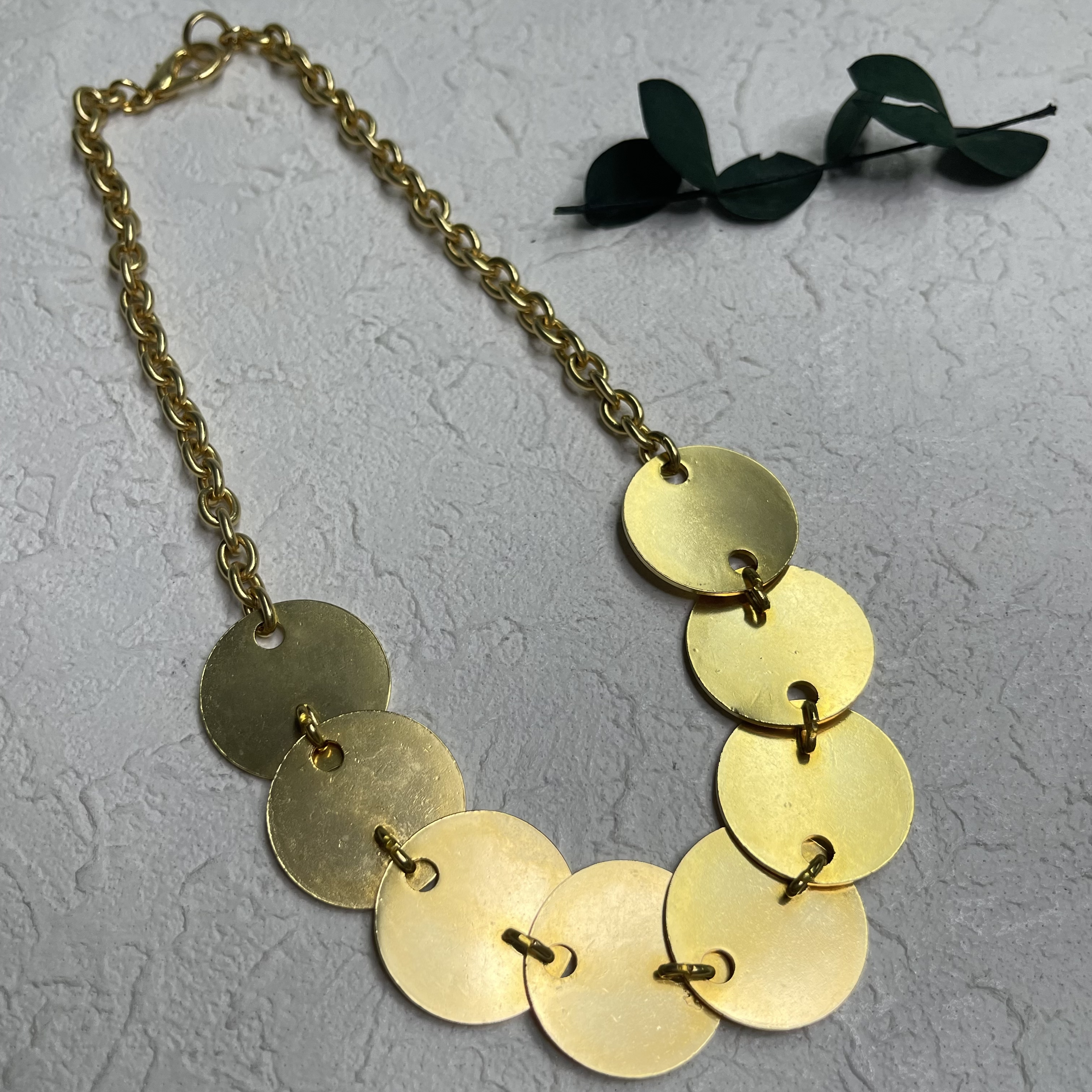 铜合金项链 【六六中古】孤品复古项链aw9173