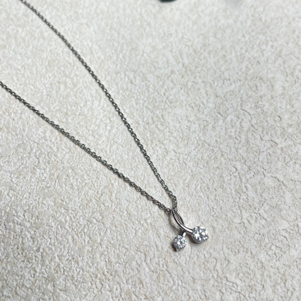 链子925银锆石 【六六中古】孤品简约项链aw9267