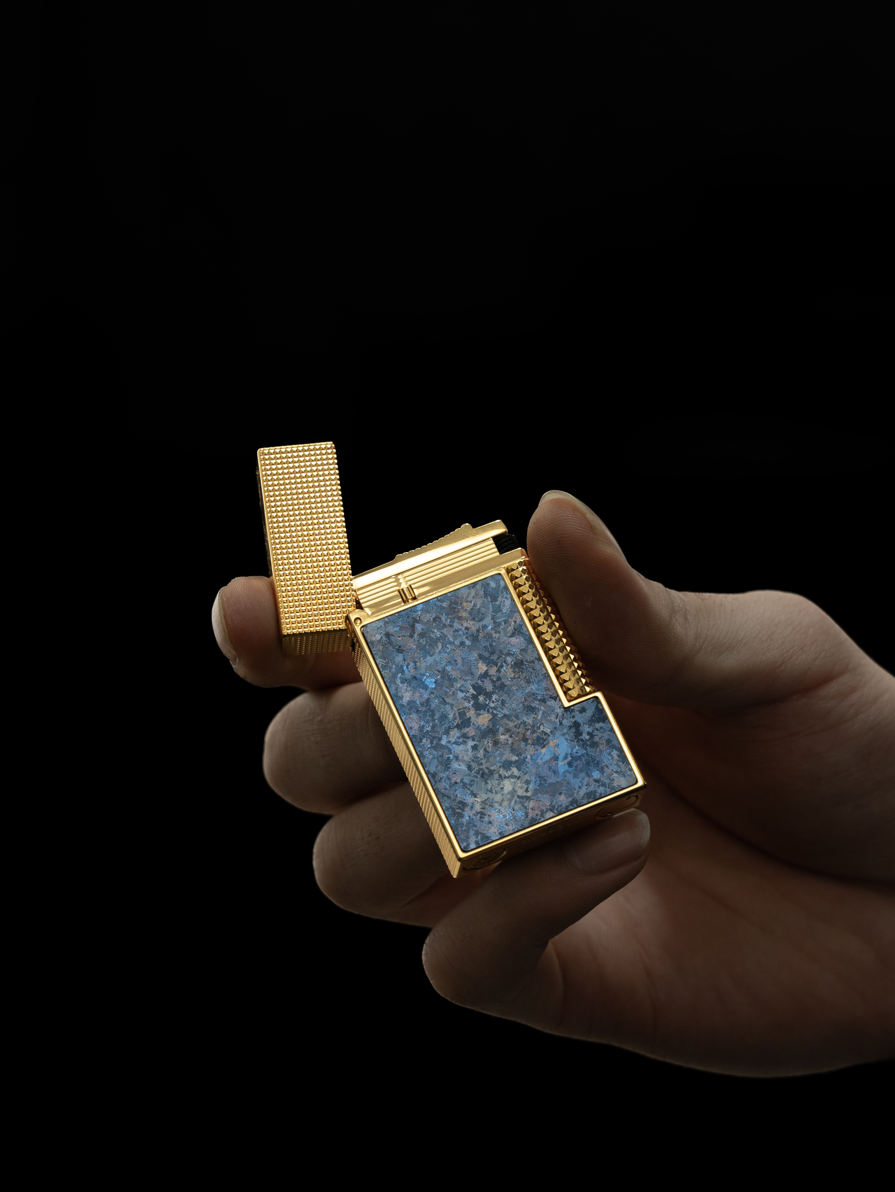 【冰川·印象】 品牌朗声创意钛金属打火机钢音铜充气侧滑点火单火焰