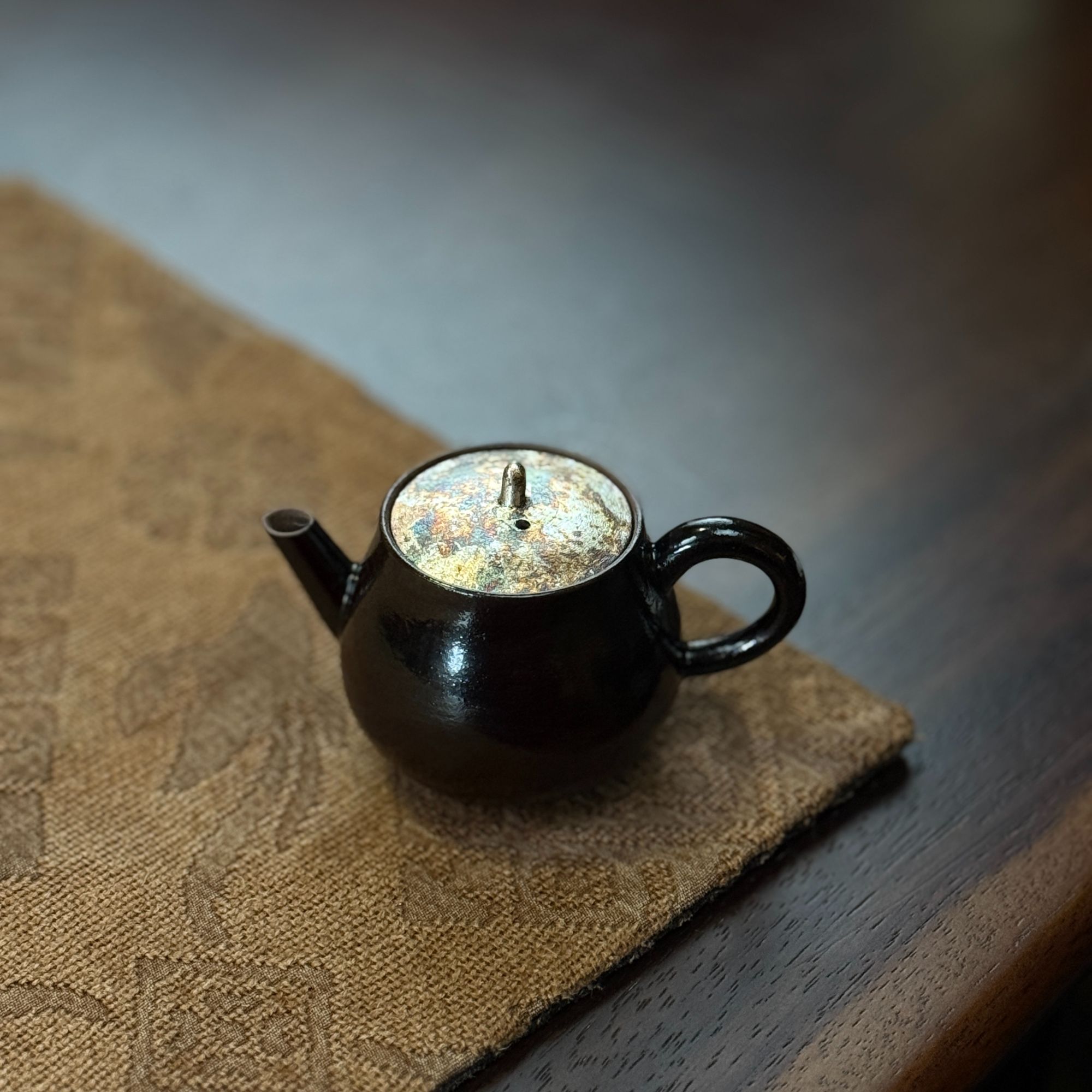 【雲梦】华彩大漆小品壶QY（QY0015）