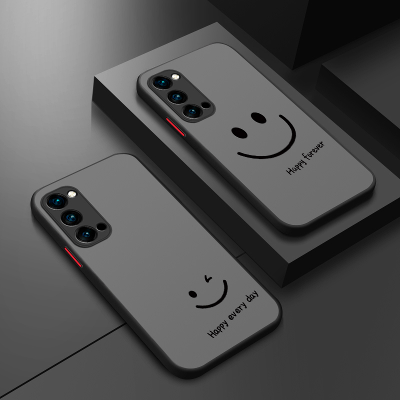 保持微笑opporeno4手机壳Reno4pro亲肤感Reno4se男女款透明高级保