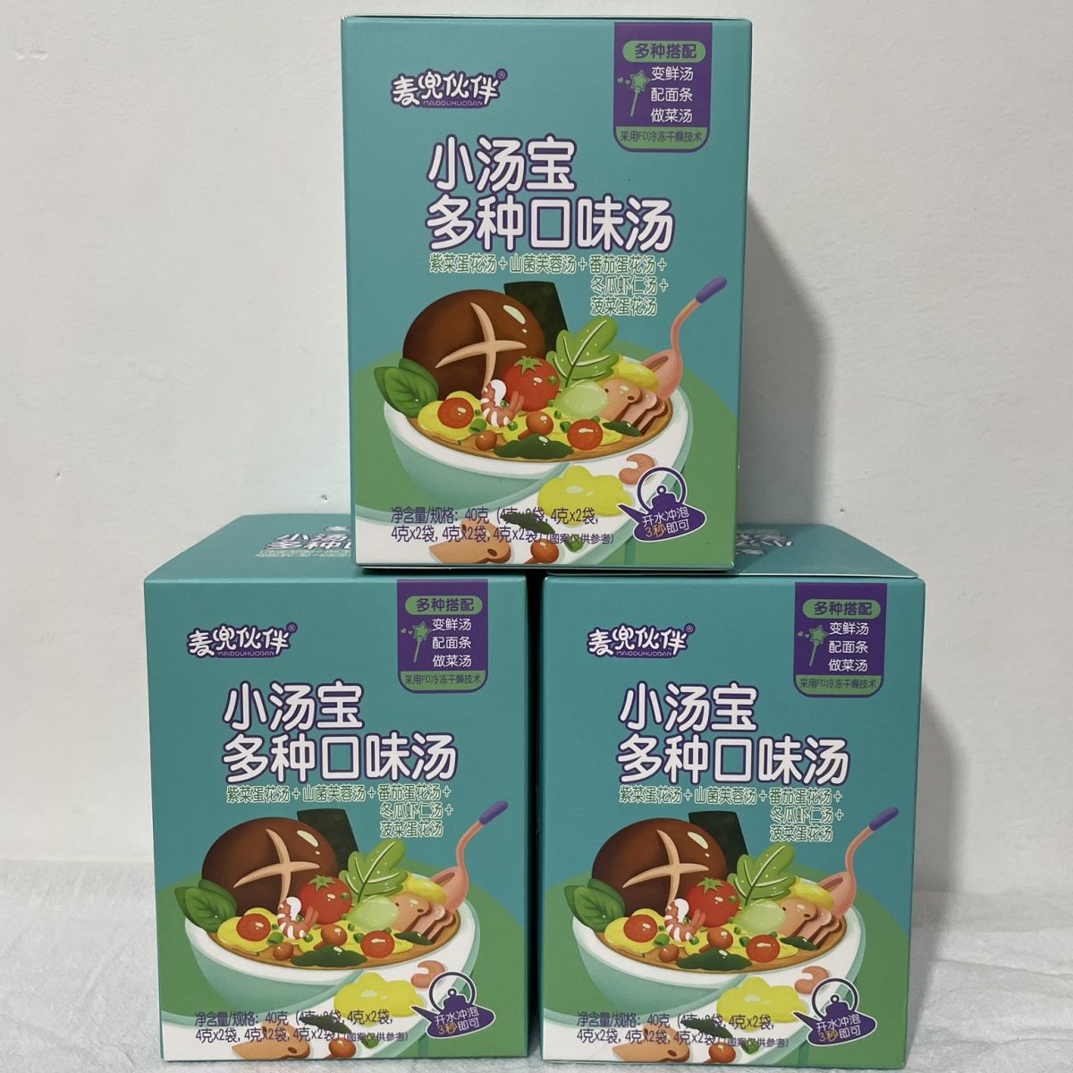 麦兜伙伴小汤宝多种口味