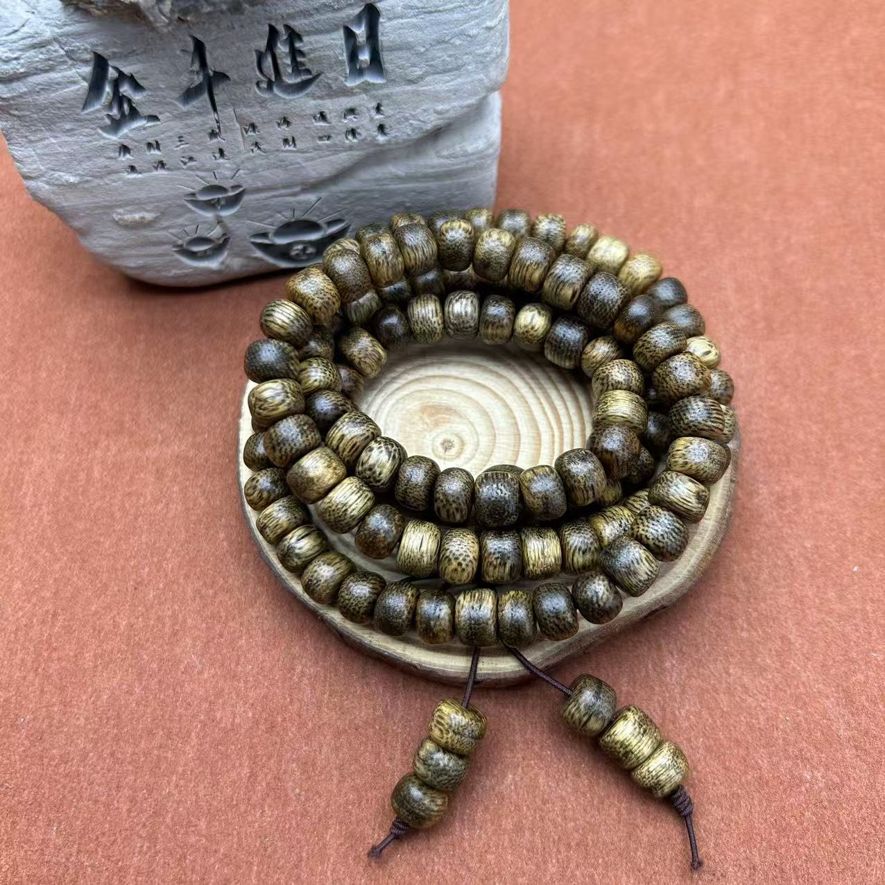 【上品文玩】沉木手串-035