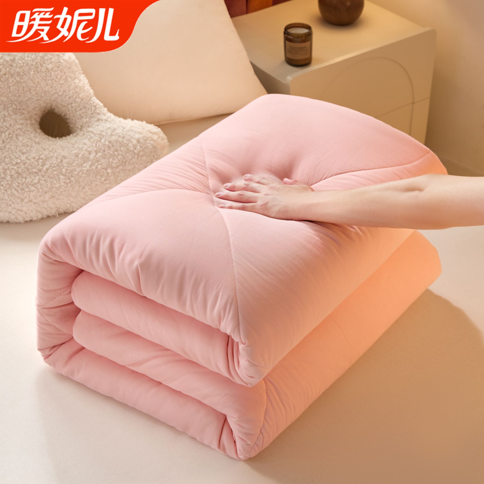 新疆棉花棉被被全棉双层纱被棉花棉被被芯褥子新疆棉被加厚保暖