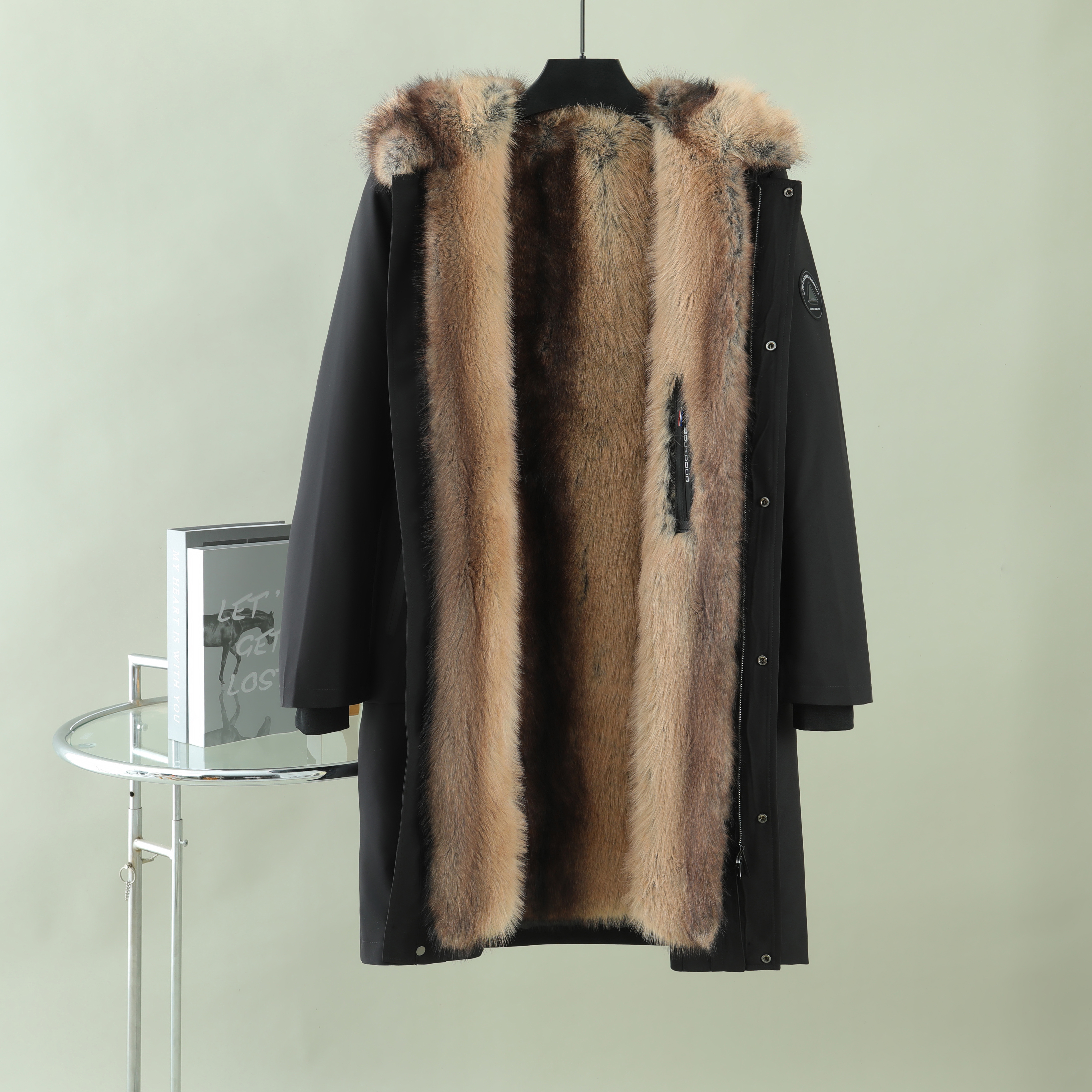 【加长款】过膝款加厚加密派克服可拆卸