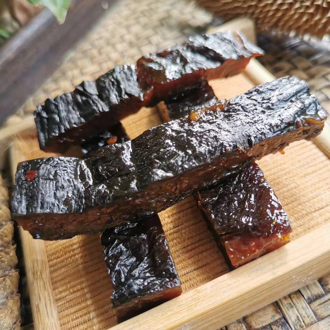 江西特产农家手工微甜辣条状茄子干 微甜辣 休闲零食小吃 辣椒干