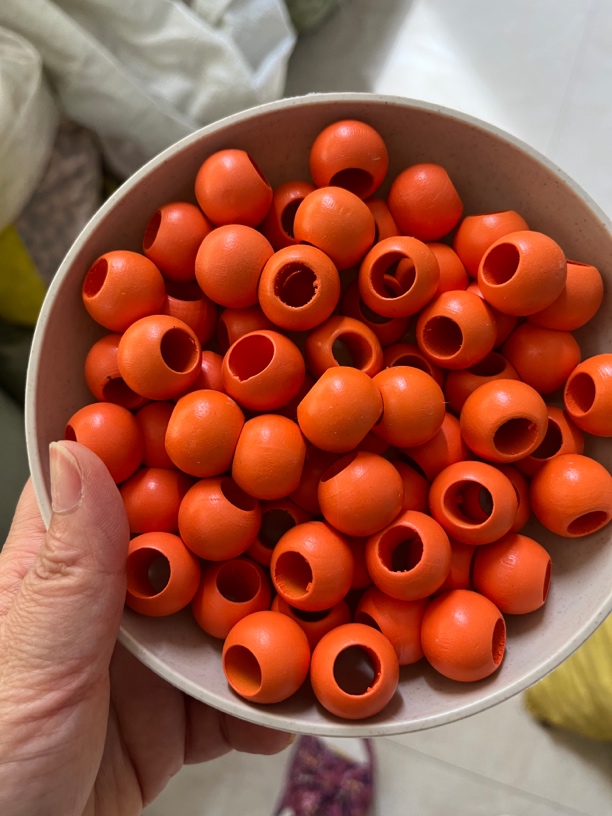  库存处理20毫米木珠10毫米孔