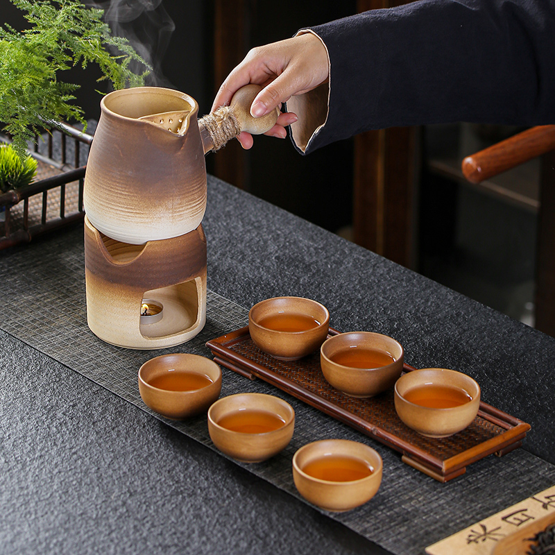 围炉煮茶一整套罐罐奶茶罐烤奶罐粗陶壶干烧壶可以电陶炉炭炉明火