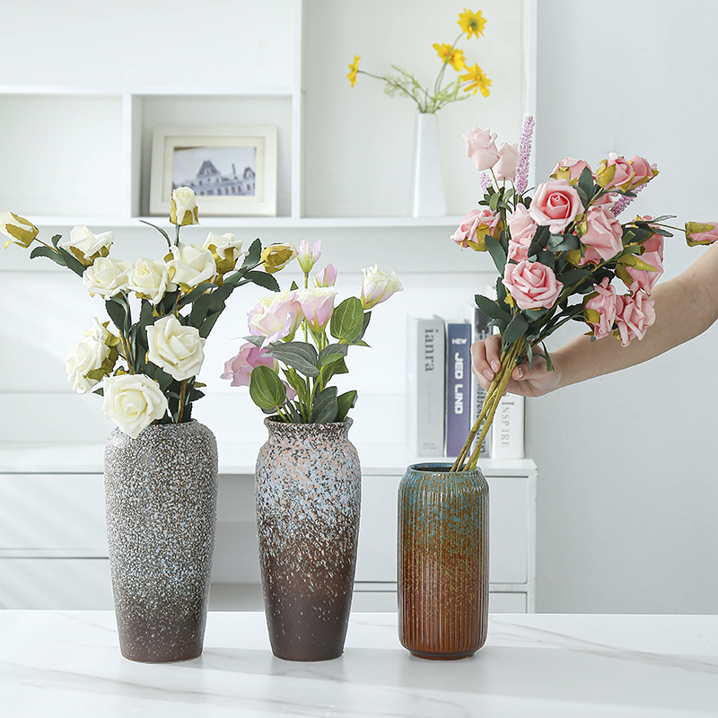 新中式花瓶陶瓷古风中国风干花鲜花富贵竹艺术客厅家居装饰品摆件