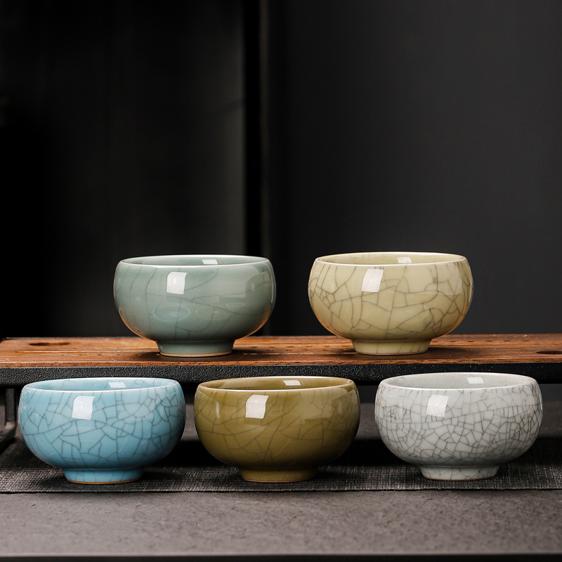 国潮创意茶杯套装个人专用品茗杯主人杯节日送长辈礼盒装伴手礼品