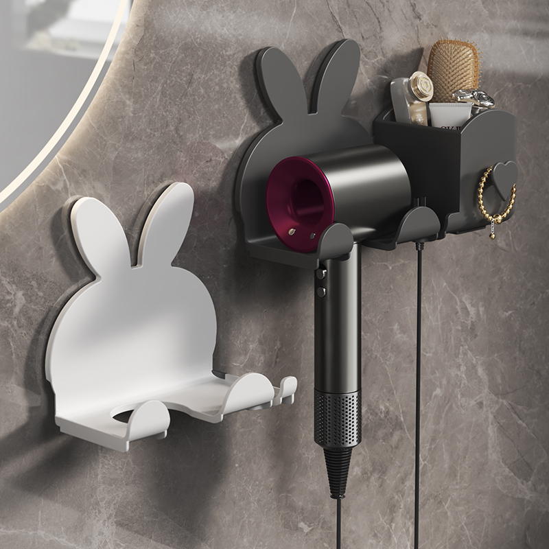 吹风机置物架卫生间风筒架免手拿浴室电吹风支架壁挂式收纳置物架