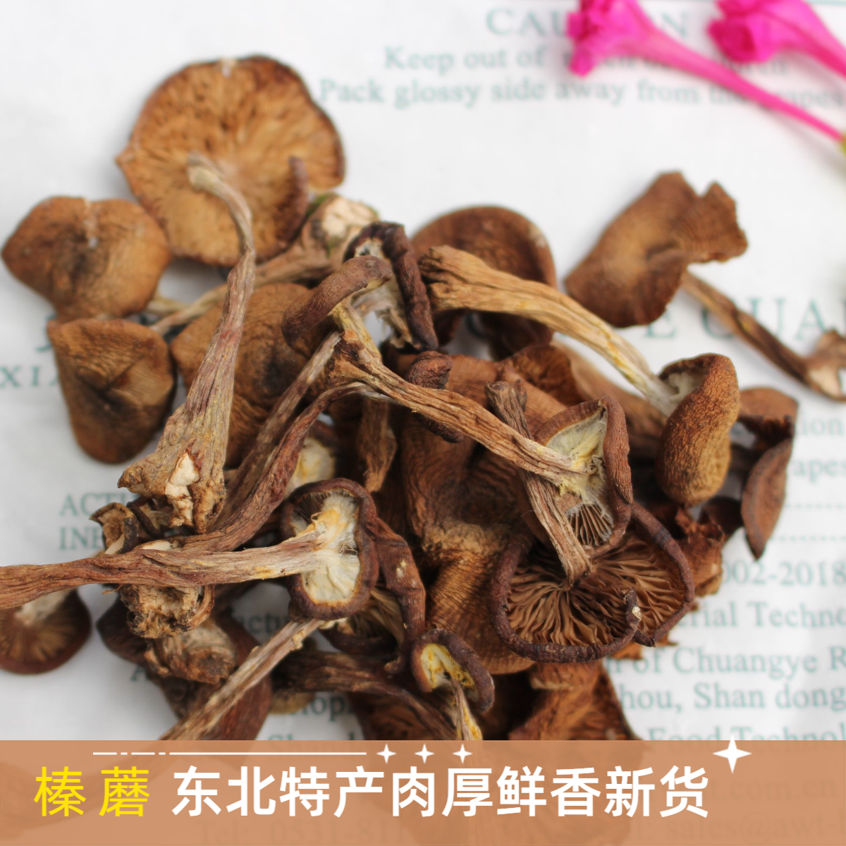 榛蘑山区农村榛蘑东北特产干货山珍菌菇小鸡炖蘑菇食材火锅食材