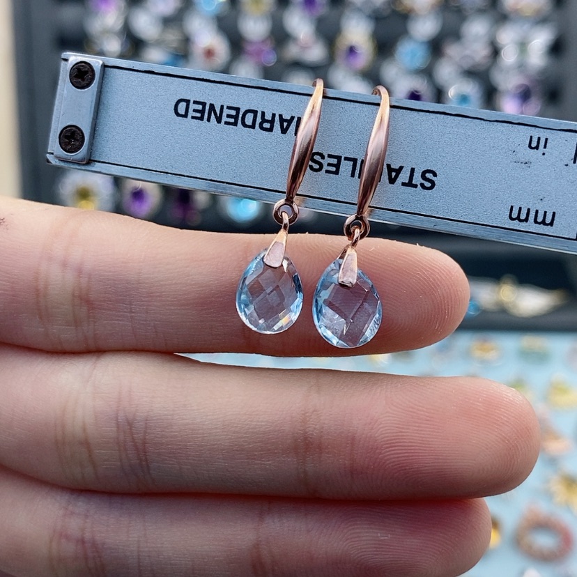 【闪购商品】水晶吊坠(不含链)银S925镶嵌不含证书