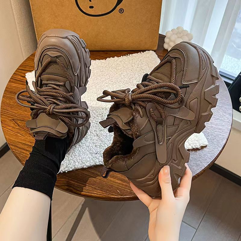 啊枝姐断码清仓工厂尾货清仓001处理女鞋百搭厚底老爹鞋女ins