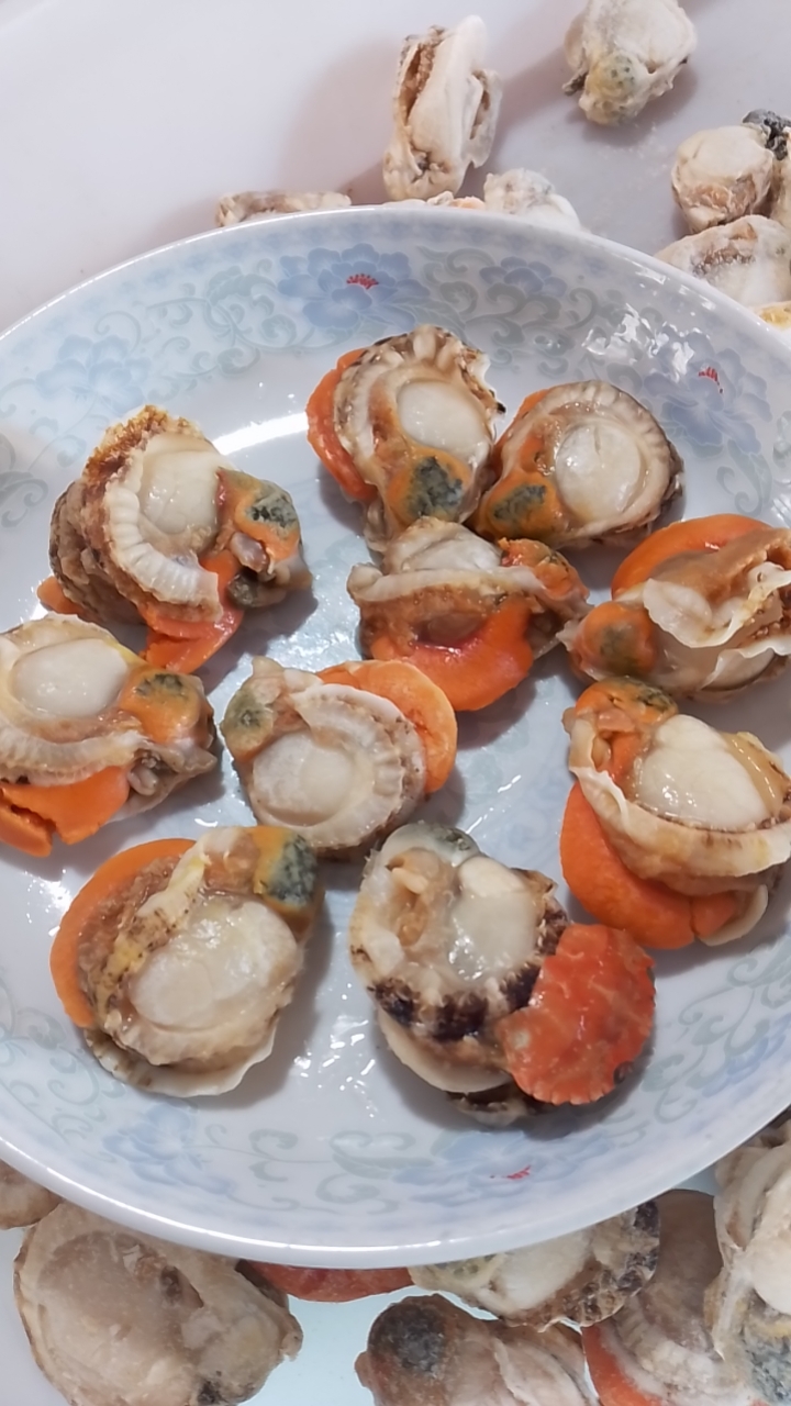 速冻无沙海鲜扇贝肉