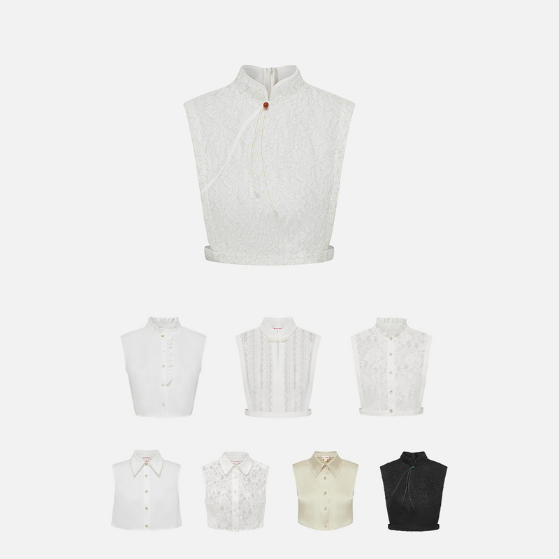 【现货/预售】EP YAYING雅莹饰品 叠穿装饰假领打底内搭上衣ZN02A