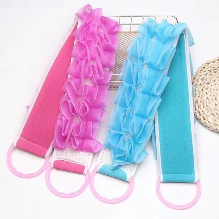 二合一搓背巾搓背巾下泥给力+沐浴花双用款洗澡方便搓背舒适