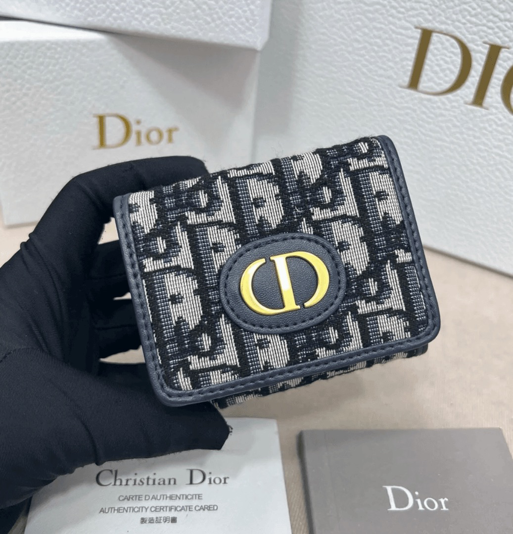 95新 DIOR/迪奥 老花钱包