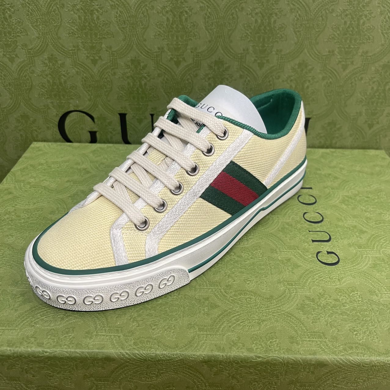 全新未使用 GUCCI/古驰 /七七/做旧球鞋