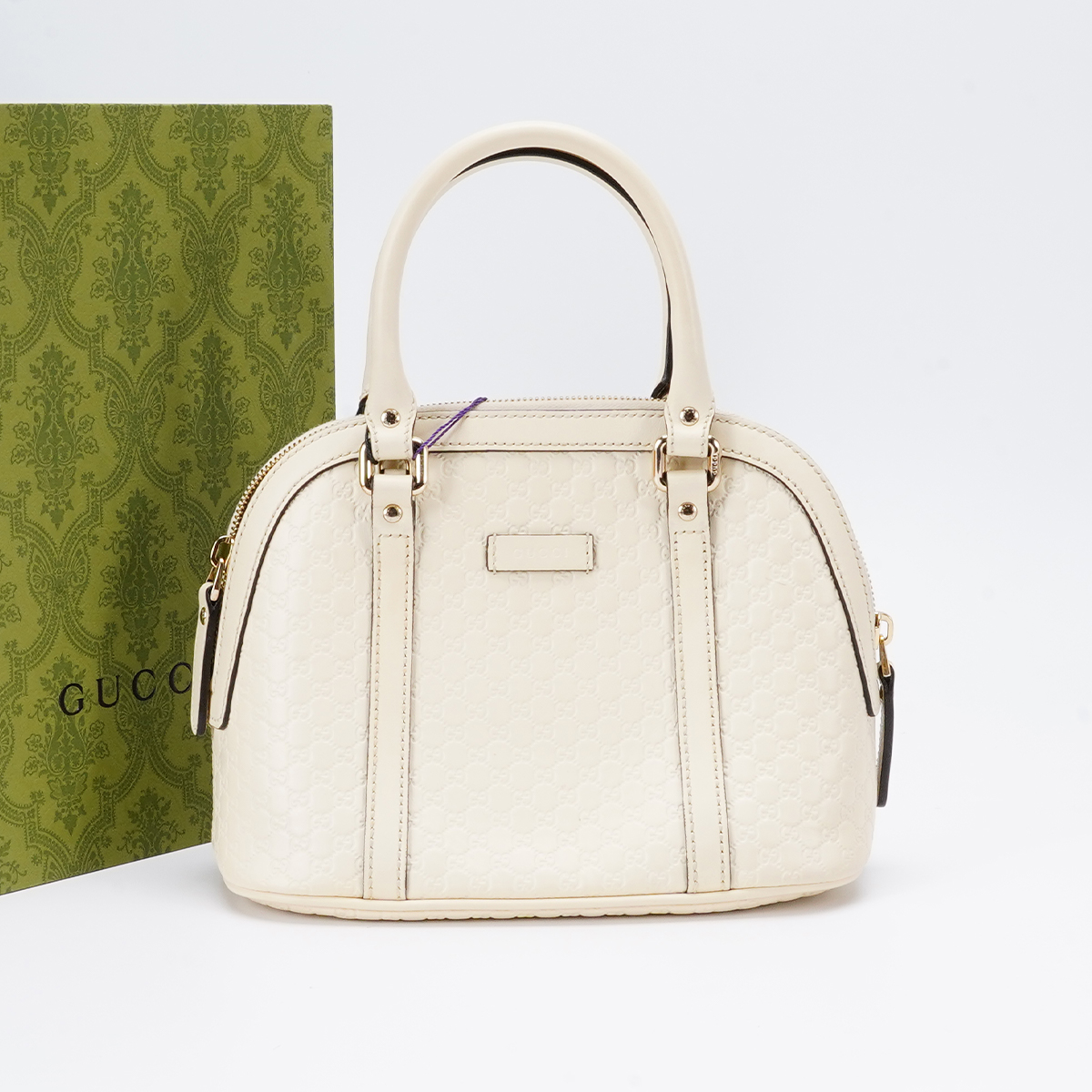 95新 GUCCI/古驰 贝壳包小号压纹款双竖条/BG22011469