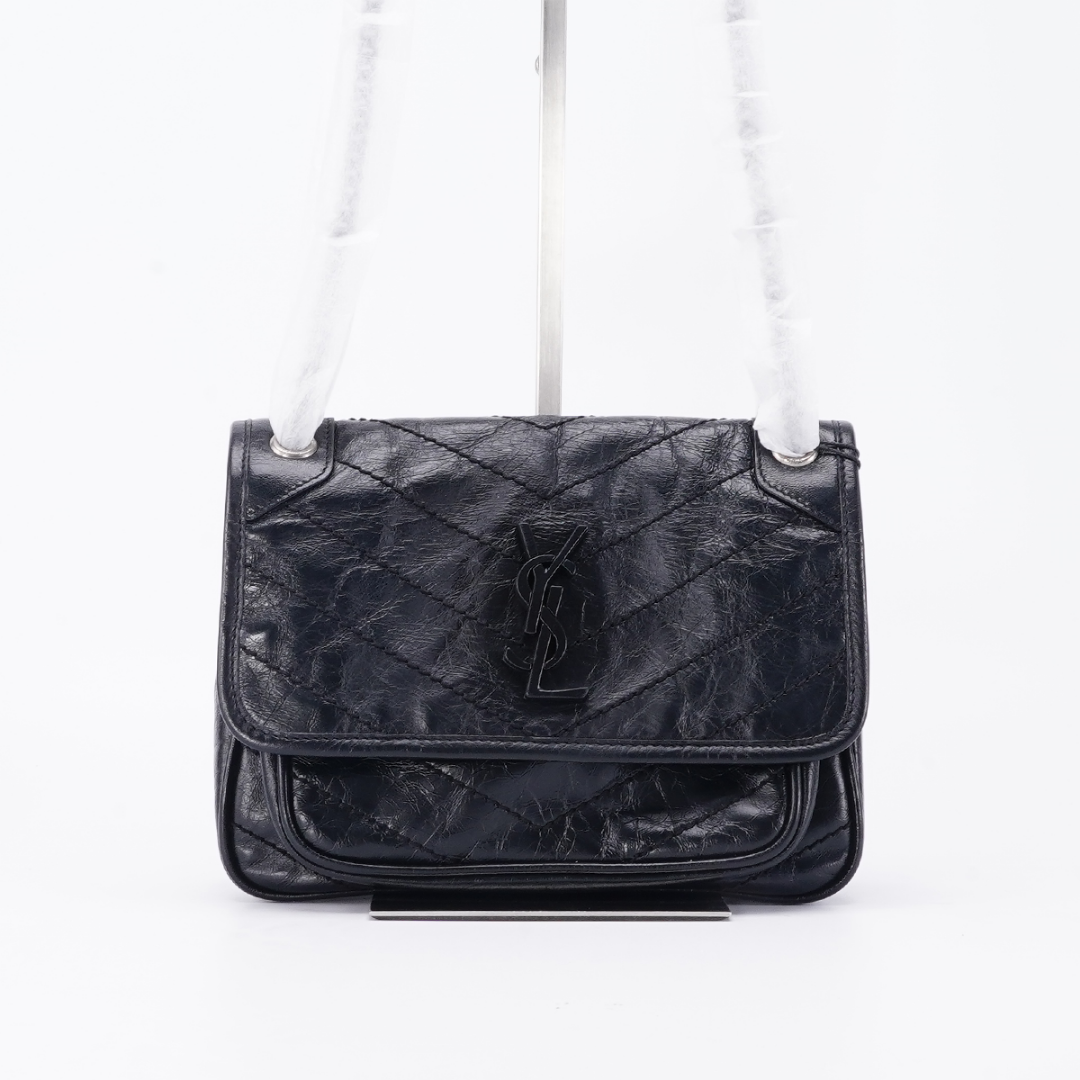 99新 YSL/圣罗兰 D扣niki小号包/BG22015496/98新