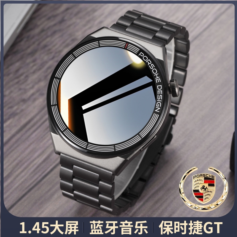 【2023新款顶配GT4pro】华强北保时捷GT3电话watch智能手表男士款