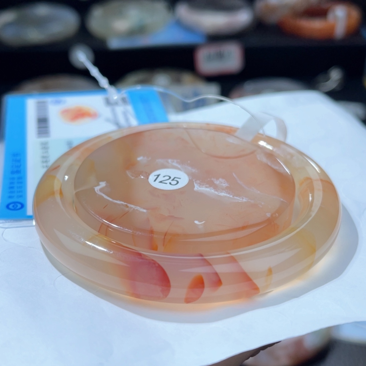 【闪购商品】石英质玉手镯未镶嵌阿**，58