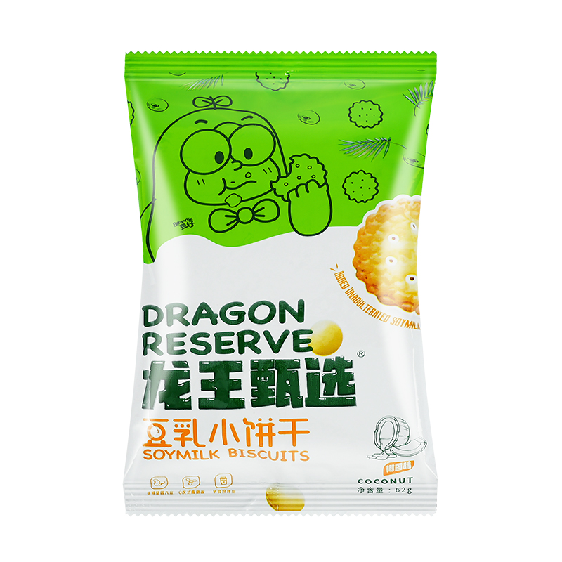 龙王椰香豆乳饼干