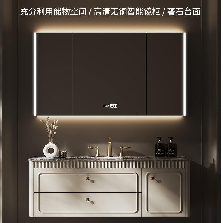 法式浴室柜组合陶瓷一体盆洗漱台洗脸池洗手盆卫生间洗脸盆