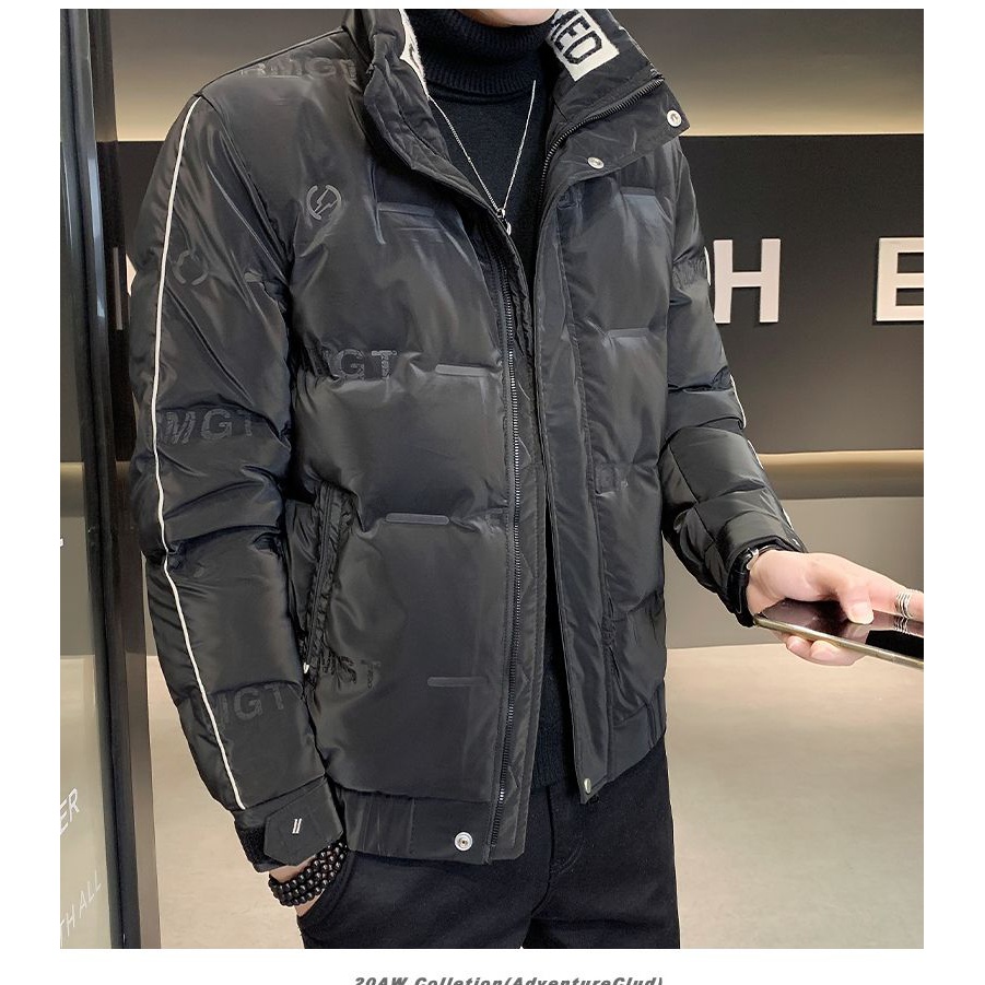 波司澄年新款潮流韩版短款羽绒服男士潮牌冬季加厚时尚帅气外