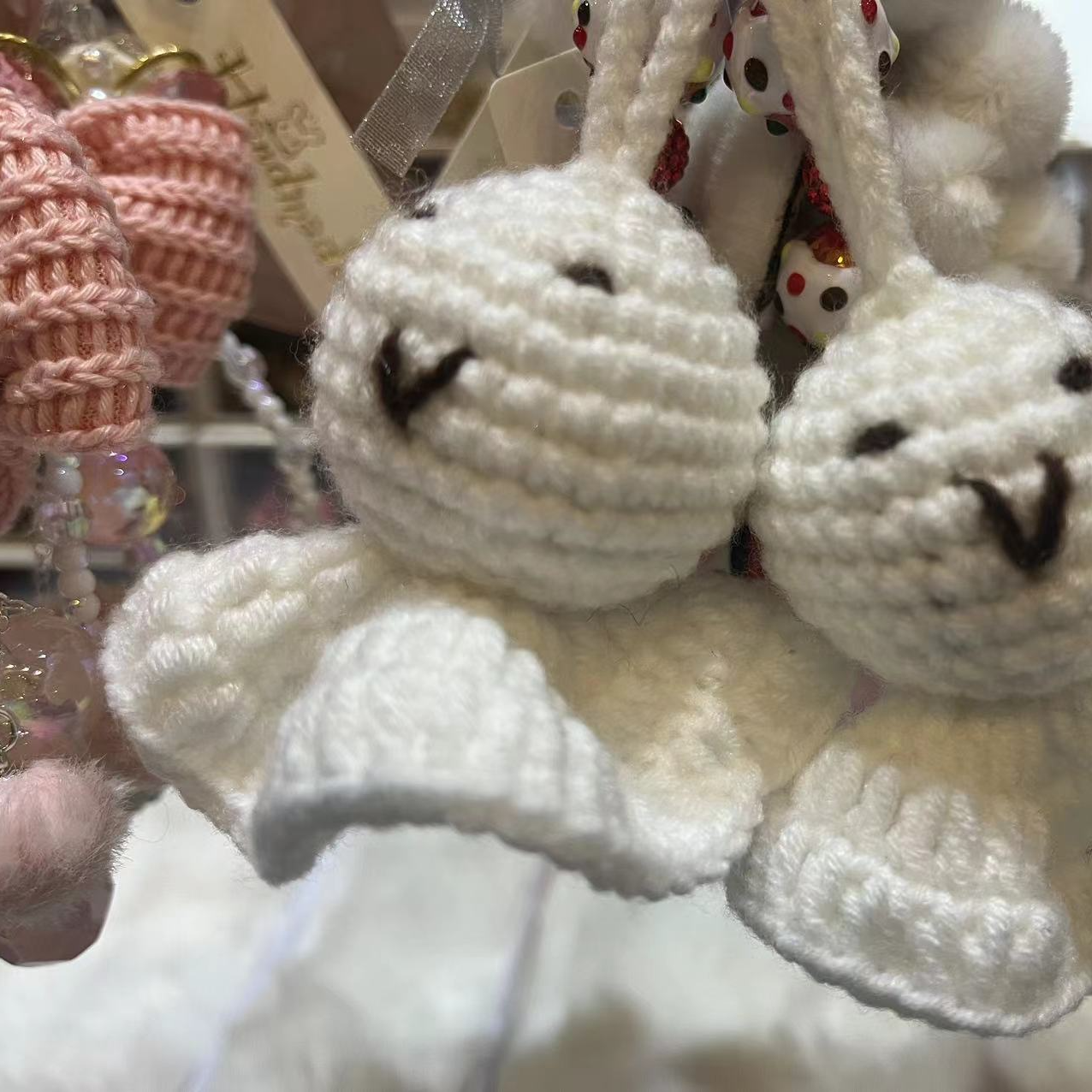 手工编制 挂件钩针玩具 编制玩偶 晴天娃娃
