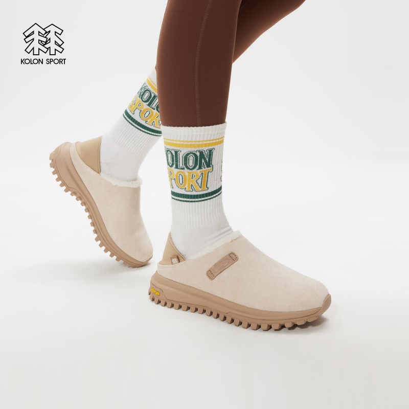 KOLON SPORT可隆女士冬靴户外多穿法休闲鞋露营休闲乐福鞋半拖鞋