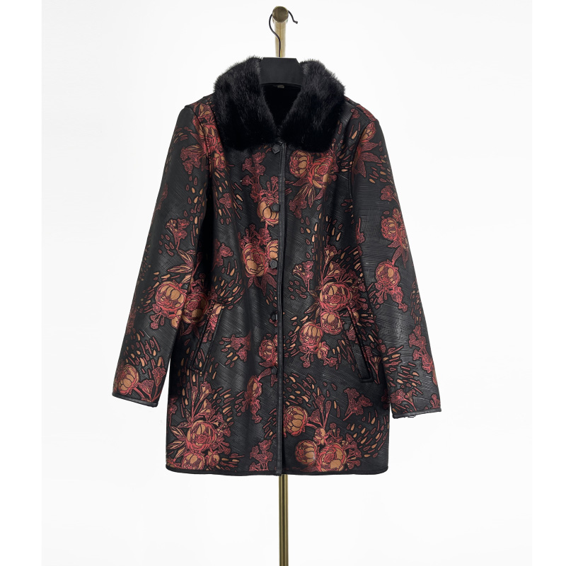 【浮力高货小香风高级感秋冬皮衣外套GZ-2327