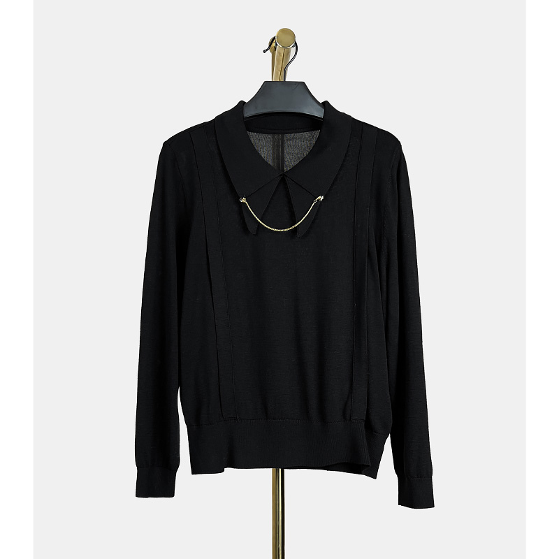  秋冬新款洋气时尚休闲百搭上衣 绮8856C