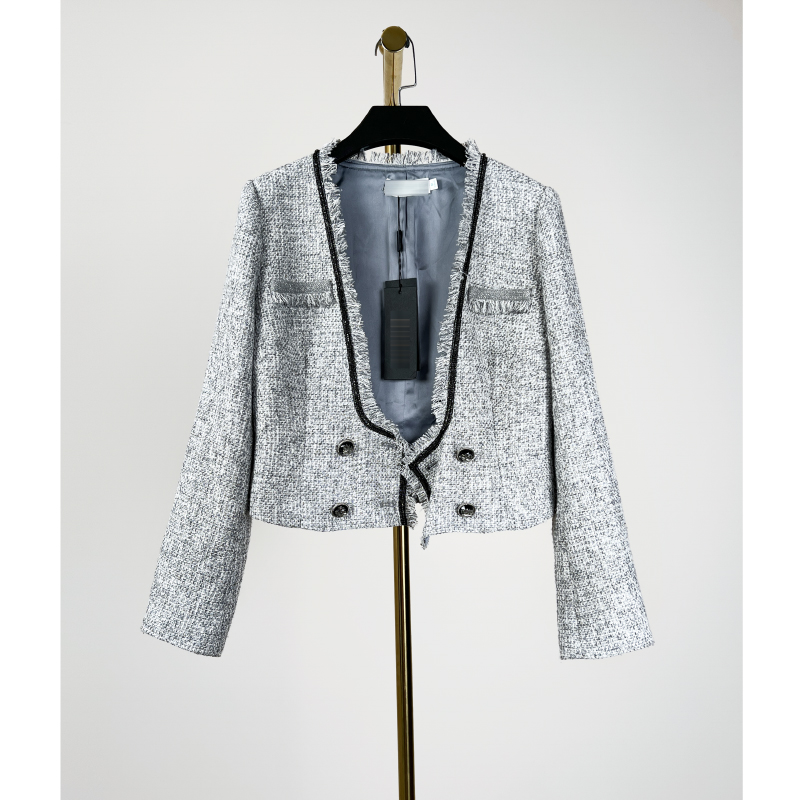  秋冬新款洋气时尚休闲百搭外套 欧1140H