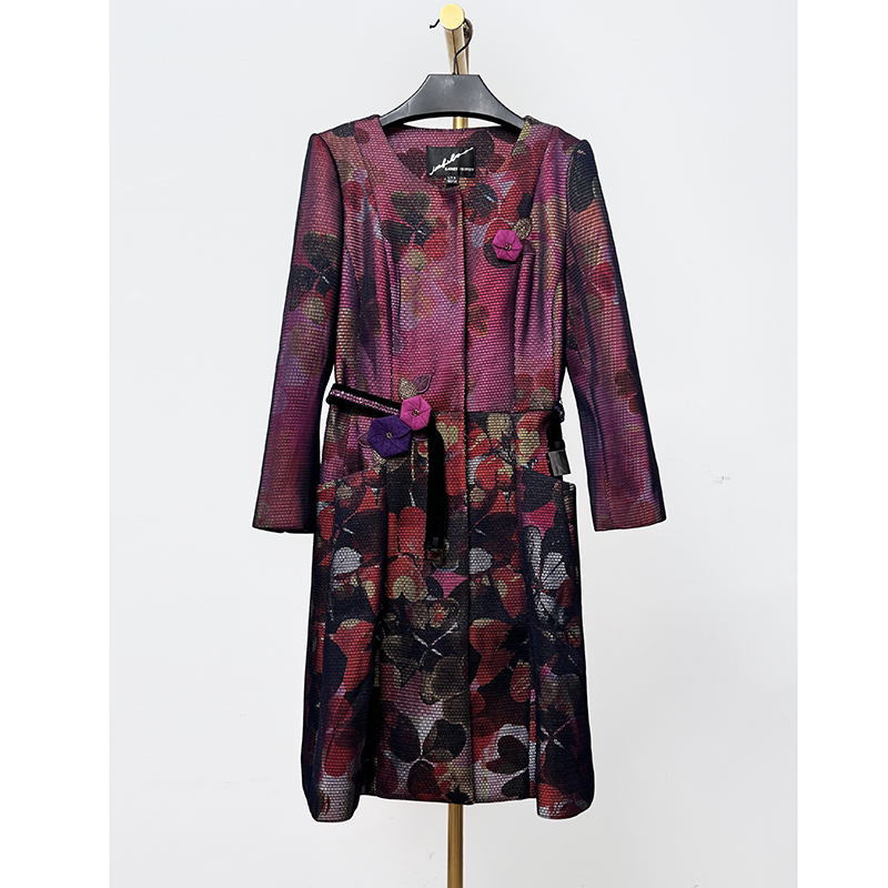 秋冬新款时尚休闲重工刺绣连衣裙 伊5977K 