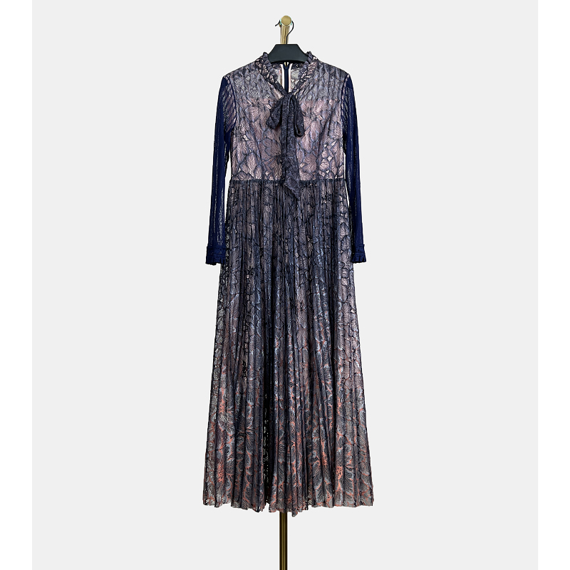  秋冬新款洋气时尚连衣裙 萝5601H