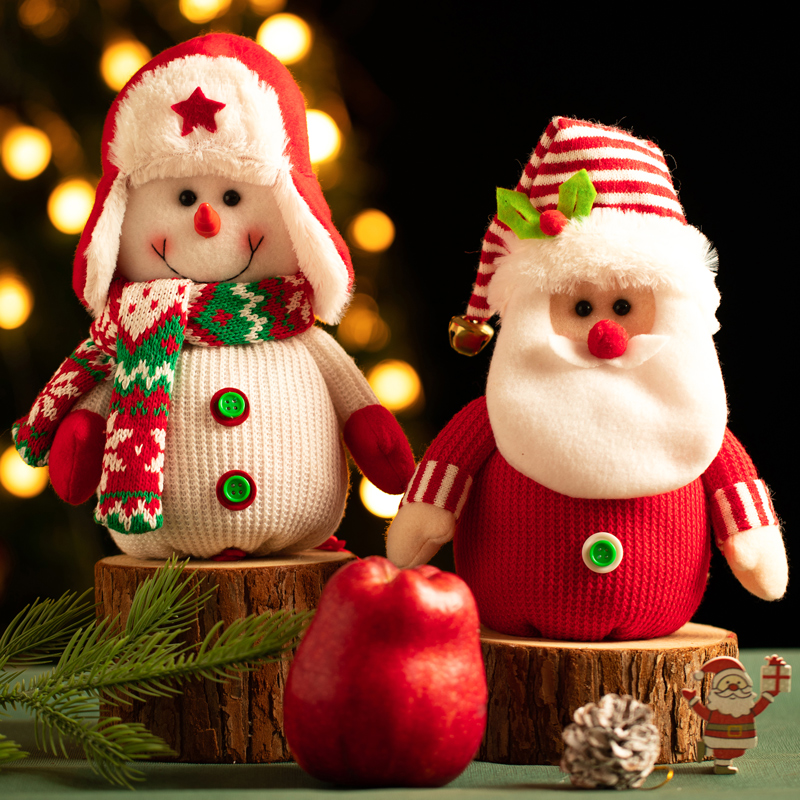 【视频同款】圣诞大头公仔苹果袋礼物袋平安果