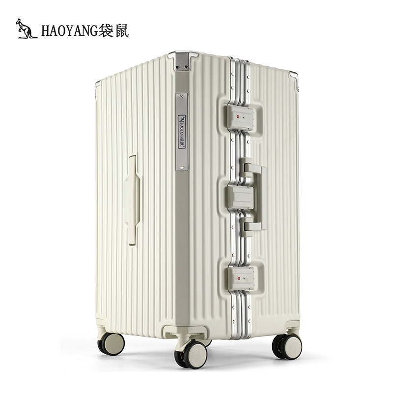 37大容量行李箱5轮设计旅行箱三把锁拉杆箱多功能密码箱登机箱