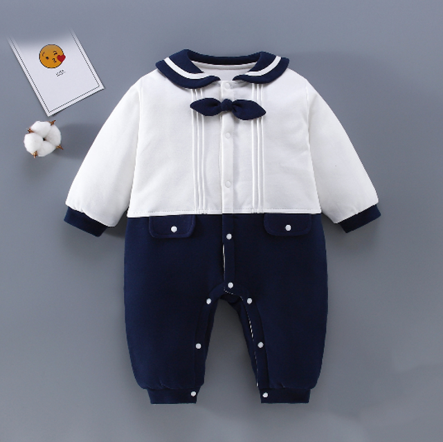 【薄棉闭裆哈衣42137】#小厘米童品#婴儿衣服#纯棉A类#商超品质