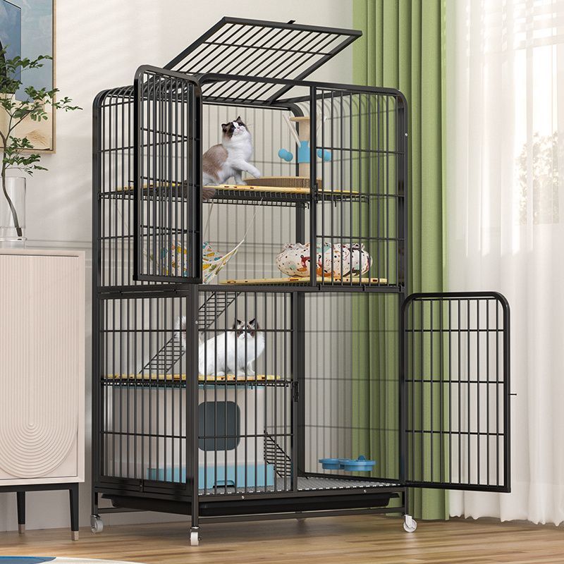 猫猫笼子家用室内超大空间特大号三层猫别墅猫舍专用笼子加粗加固